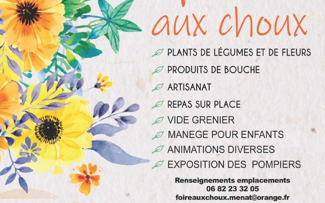 Foire aux Choux – le 7 juin 2026