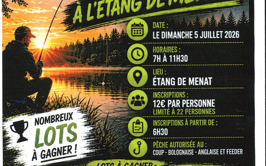 Association Pêche – Concours 05.07.2026