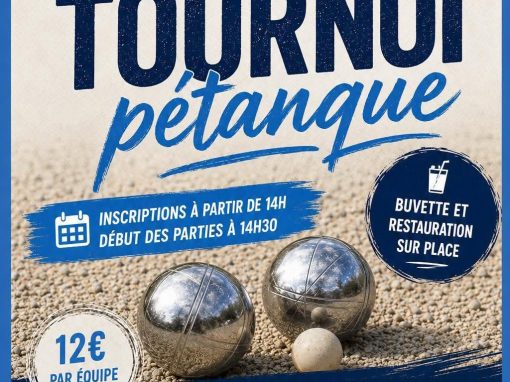 Concours de pétanque – 04.07.2026 Concours de pétanque – 04.07.2026