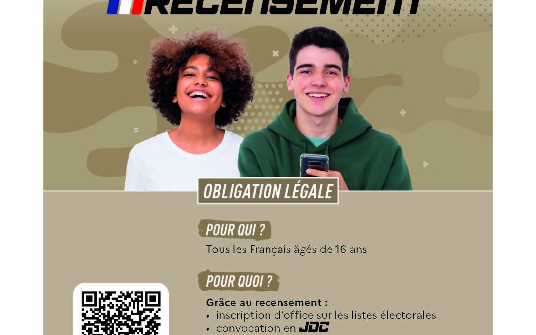 Recensement – A 16 ans