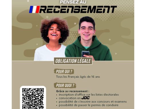 Recensement – A 16 ans Recensement – A 16 ans