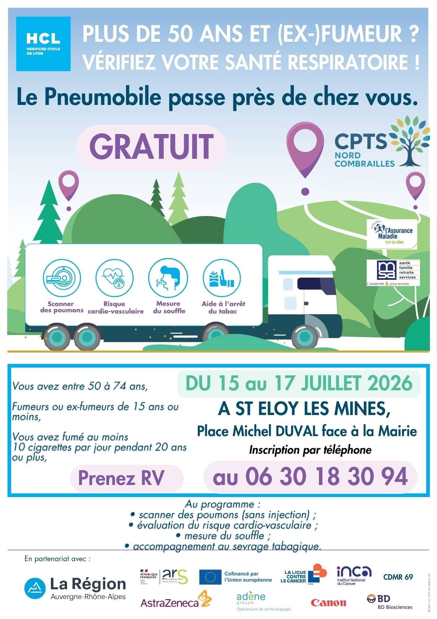 Pneumobile à Saint-Eloy-les-Mines
