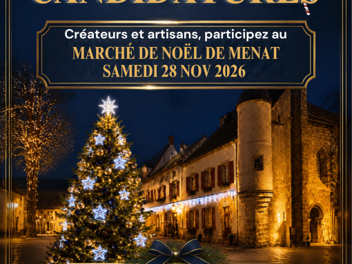 Marché de Noël – Appel à Candidatures Marché de Noël – Appel à Candidatures