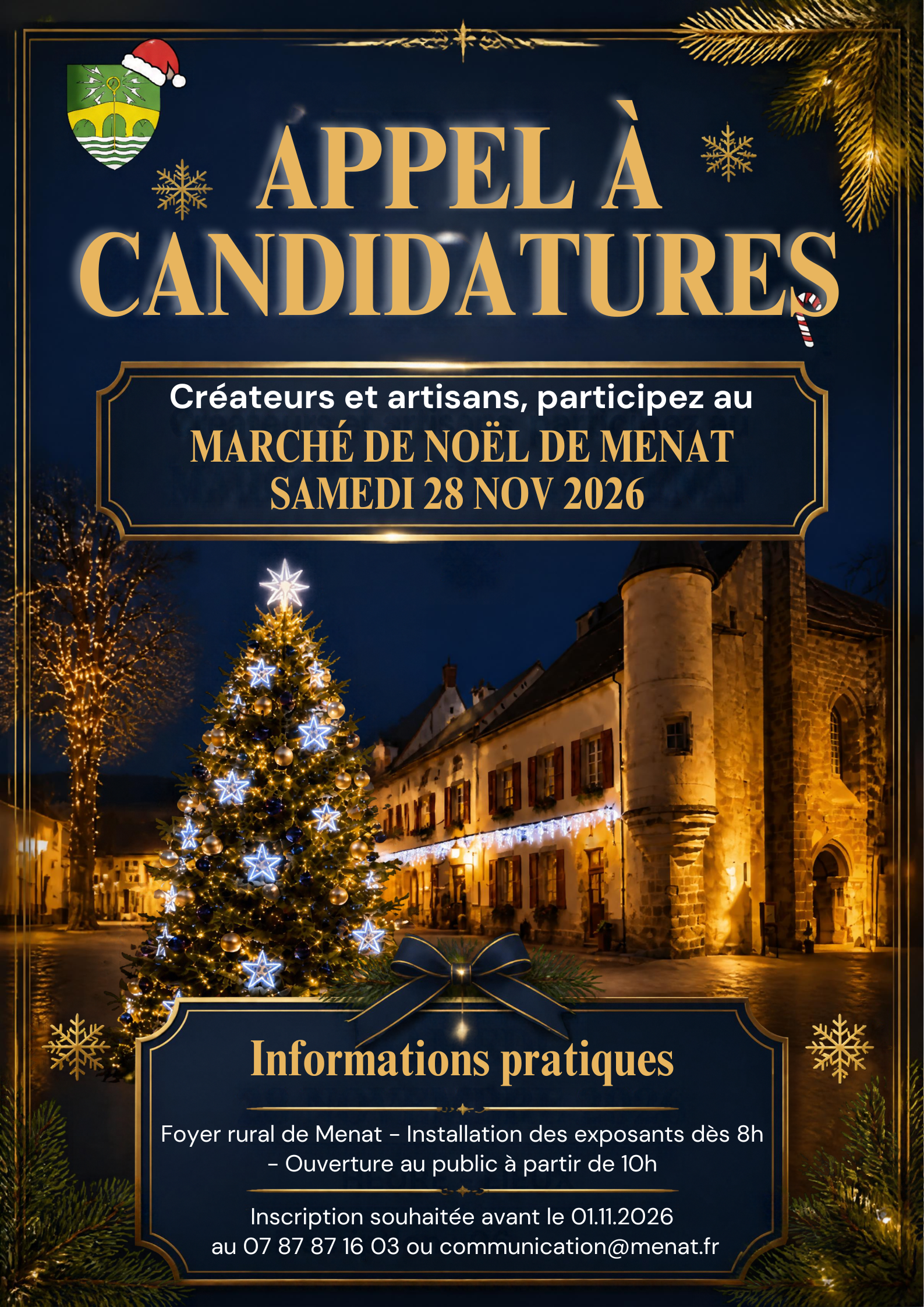 Marché de Noël – Appel à Candidatures