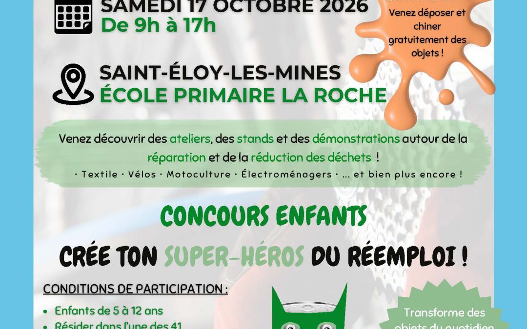 SITCOM – JOURNÉE RÉPARATION & RÉEMPLOI / 17.10.2026
