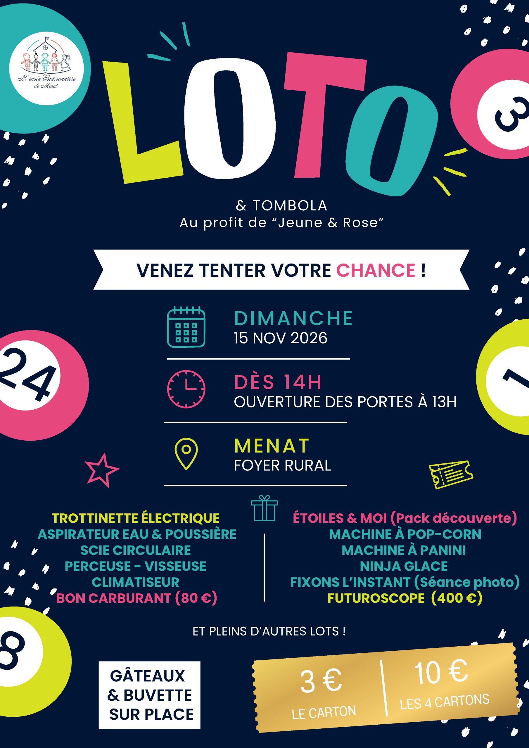 Loto – École Buissonnière